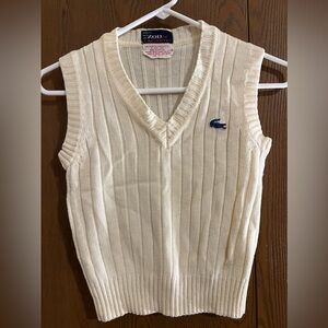70s vintage Lacoste sweater vest - kids size 8